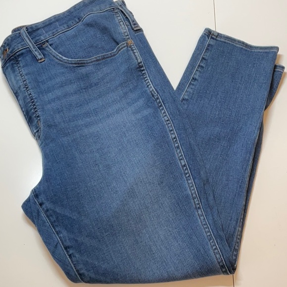 Madewell Denim - Madewell 10” Inch High Rise Skinny Jeans Smithy Wash 16W